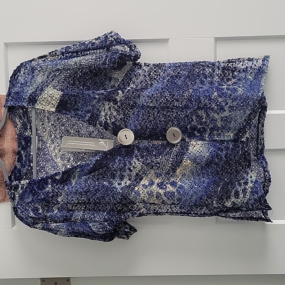 Sheer top by JM Collection size M